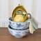 Hello Honey® 6.25" Sunny Orchard Stoneware Lemon Pitcher